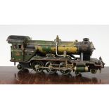 A Marklin O gauge 4-6-2 Flying Scotsman 4020 Spirit steam locomotive and tender, together with a