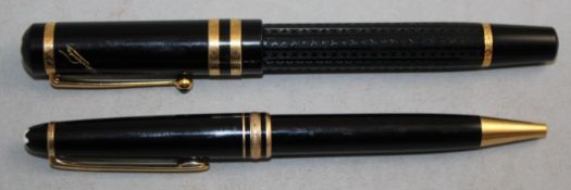 A Montblanc limited edition 'Dostoevsky' fountain pen from the Writers Edition, and a Montblanc