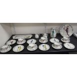 A Villeroy & Boch Design 1900 twenty five piece tea and coffee service, with varying Art Nouveau