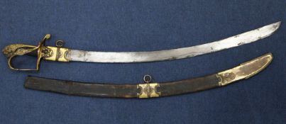 A George III Grenadier Company officer's sword of the 53rd Regiment of Foot (King's Shropshire Light