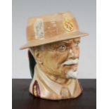 A Royal Doulton Field Marshall The Right Honourable J.C. Smuts character jug, printed inscription '