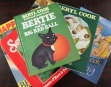 A collection of Beryl Cook books and calendars, most signed by Beryl Cook (20)