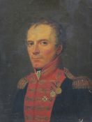 Édouard-Henri-Théophile Pingret (1788-1875)oil on canvas,Portrait of Major General Stephen Gallwey