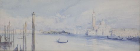 Winifred Russell Robertswatercolour,San Giorgio,Exhibited Dowdeswell & Dowdeswell 1898,3.75 x 9.