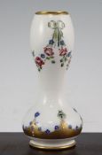 A William Moorcroft 18th century pattern double gourd shaped vase, early 20th century, Macintyre
