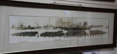 A large WWI panoramic photograph of the Second Canadian Expeditionary Force, 23rd Infantry Battalion