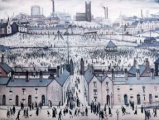 Lawrence Stephen Lowry (1887-1976)limited edition print,'Britain at Play',signed in pencil and