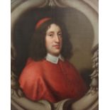 18th century English Schooloil on canvas,Portrait of a Cardinal,30 x 25in.