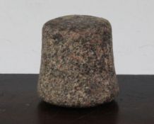 An Egyptian granite pestle, New Kingdom, 5cm