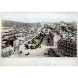 J. Brucecoloured aquatint,Bird's eye View of Brighton from the New Church, (IOB 39), 11 x 16in.