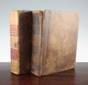 Johnson, Samuel - A Dictionary of the English Language, 2 vols, quarto, calf, vol I rebacked and