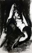 § John Piper (1903-1992)etching,Nude I, 1986, (Levinson 389),signed in pencil, 17/70, 1986