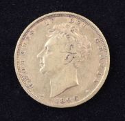 A George IV 1826 gold sovereign