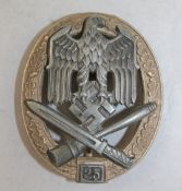 A German Third Reich General Assault badge, A German Third Reich General Assault badge, for twenty