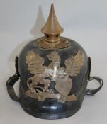 An Imperial German Baden Reserve pickelhaube, An Imperial German Baden Reserve pickelhaube, with