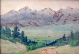 Charles Partridge Adams (1858-1942) Entrance to Estes Park from the Lyons Road, Colorado, largest