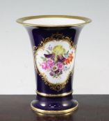 A Meissen trumpet shaped vase, 20th century, 16.5cm A Meissen trumpet shaped vase, 20th century,