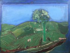 § Harold Mockford (1932-) Sussex landscape, 30 x 40in. § Harold Mockford (1932-)oil on canvas,Sussex