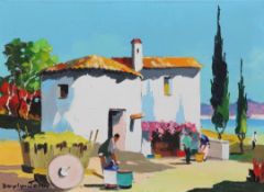 Cecil Rochfort D'Oyly John (1906-1993) 'The granary along the Spanish Coast on the Costa del Sol',