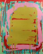 John Hoyland (1934-2011) Untitled, 33 x 25in. John Hoyland (1934-2011)screenprint,Untitled,signed in