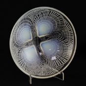 A René Lalique coquilles opalescent glass bowl, 16cm A René Lalique coquilles opalescent glass bowl,