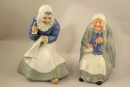 Two Wade porcelain figures of Hille Bobbe and an Irish porcelain figure of Mother MacCree, c.1938-