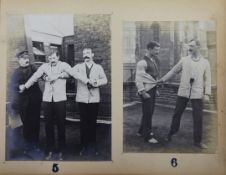 An unusual album of sixty two George V police self-defence photographs, together with two