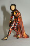 A Wade Art Deco cellulose glazed figure of Anton, 1930's, titled and with red printed leaping deer
