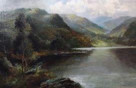 F. E. Jamieson (1895-1950)oil on canvas,Loch scene,signed,20 x 30in.