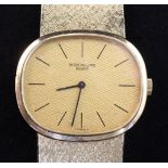 A gentleman's 1970's 18ct gold Patek Philippe Ellipse manual wind dress wrist watch, with yellow