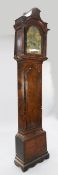 Jasper Taylor of Holborn, London. A mid 18th century walnut eight day longcase clock, the 12 inch