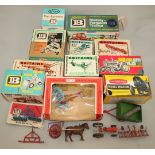 Various Britains farm models, including 9527 Ford Supermajor tractor, 135 Masey Fergusson tractor,
