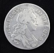 A William III crown 1695, VG-F