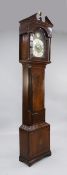 William Hildrith of Bristol. A George III inlaid mahogany eight day longcase clock, the 12 inch
