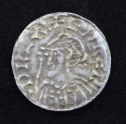 An Edward The Confessor silver penny, York mint, expanding cross type, light issue, ERNGRIM ON