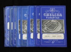 Fifteen 1952-55 Chelsea Football Club programmes, six for 1952, 4 for 1953, 4 for 1954 and one 1955