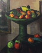 Antoine Villard (1867-1934)oil on canvas,Still life with bowl of fruit c.1907,signed,25.75 x 21.