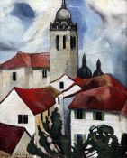 Josselin Bodley (1893-1974)oil on canvas,'Hammen',signed, titled and dated 1929,18 x 14.5in.