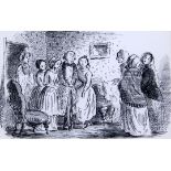 § Edward Ardizzone RA (1900-1979)set of 4 pen and ink drawings,Illustrations to Bleak House, 1955,