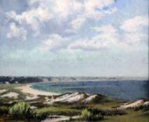 Leslie Kent (1890-1980)oil on canvas,Beyond Studland Bay,signed,20 x 24in.