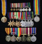 Major E.A. Sinnock, Royal Signals. A group of eight WWII medals and George VI medals, comprising