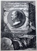 Francesco Piranesi (1758-1810)engraving,Title page 'Equesio Bapt Piranesius Venetus Architectus',