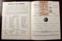 1966 Football World Cup interest- an official 'World Championship Jules Rimet cup' souvenir