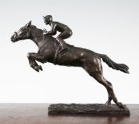 William Timyn. An equestrian bronze of Red Rum, 'Spirit of the National', signed, 11.5in.