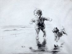 Eileen Alice Soper (1905-1990)etching,'Wet Sand',signed in pencil,6 x 8in.