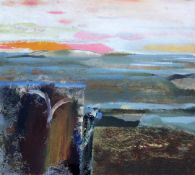Derek Hyatt (1931-)oil on board,'Dawn Colour',Provenance: The Waddington Galleries, London, 1974,