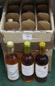 An attractive eleven half-bottle assortment of Sauternes and Barsac including two Chateau Climens