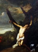 Flemish Schooloil on canvas,The Death of St Sebastian,18 x 14in.