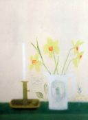 § Craigie Aitchison (1926-2009)screen print,Untitled (daffodils) 2001,signed, 73/75,27 x 22in.