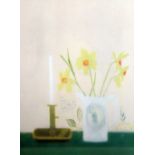 § Craigie Aitchison (1926-2009)screen print,Untitled (daffodils) 2001,signed, 73/75,27 x 22in.